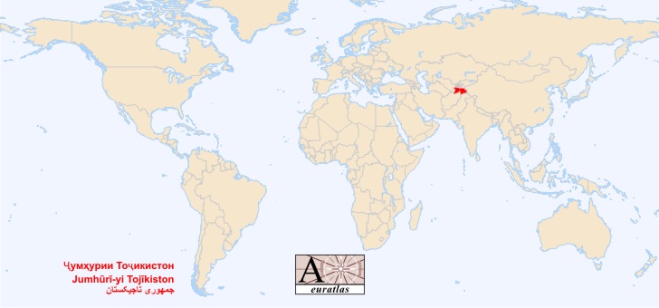 World Atlas The Sovereign States Of The World Tajikistan