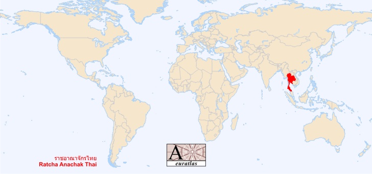 World Atlas The Sovereign States Of The World Thailand Prathet